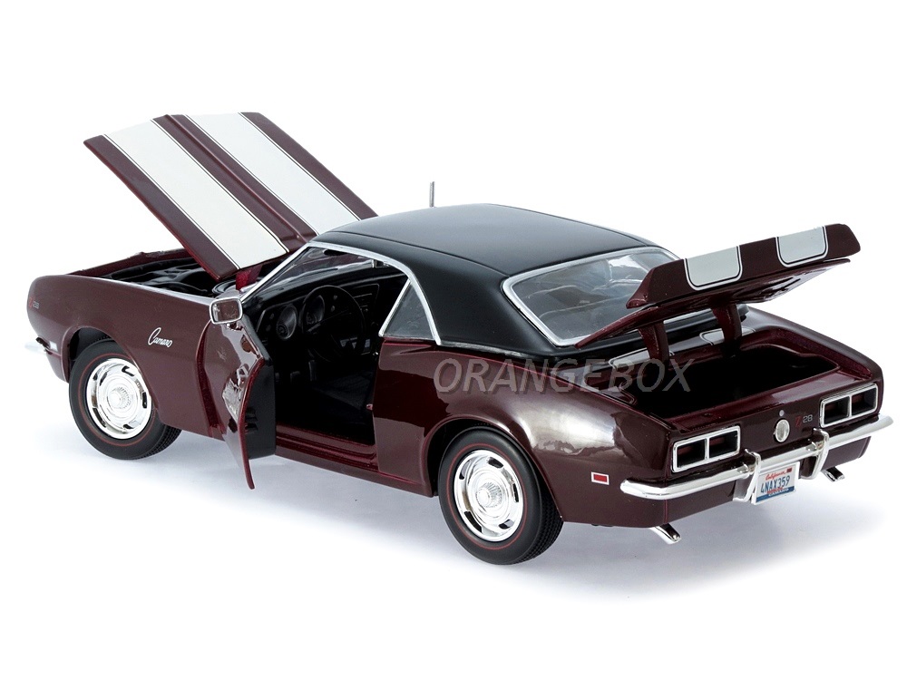 Chevrolet Camaro Z/28 Coupe 1968 1:18 Maisto Marrom - 20 anos